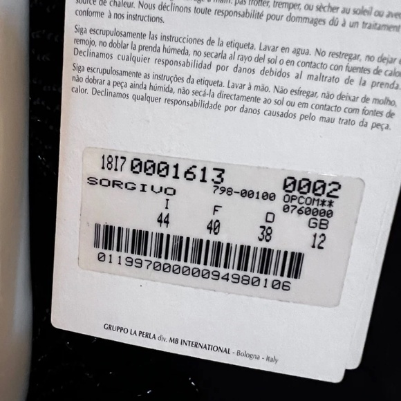 WT Vintage Ritmo DiPerla LaPerla Beaded Black Stretch Tulle Bustier/Bodysuit 34D - Picture 7 of 16